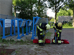 Oefening Brand Wegvervoer Auto Vaart Buitenpost